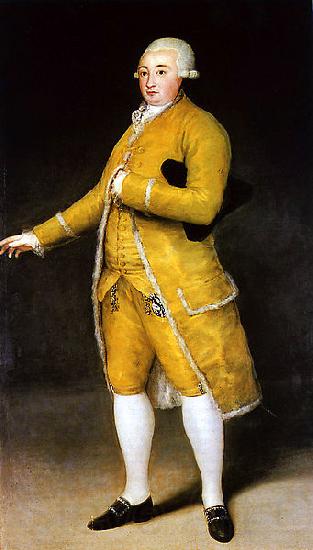 Francisco de Goya Portrait of Francisco Cabarres